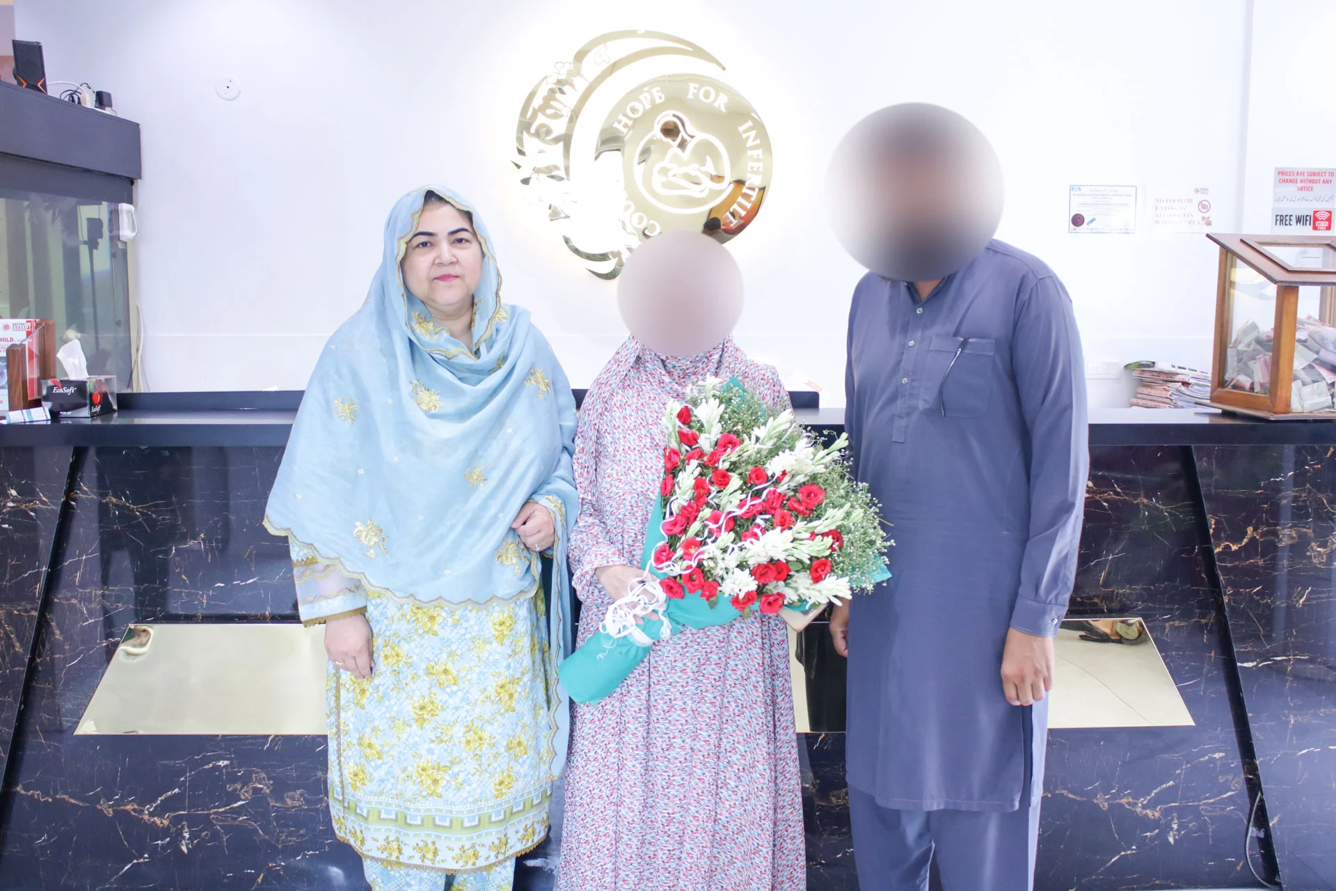 ICSI Positive Patient After 8 Years of Primary Sub-fertility at Australian Concept Infertility Medical Center Lahore