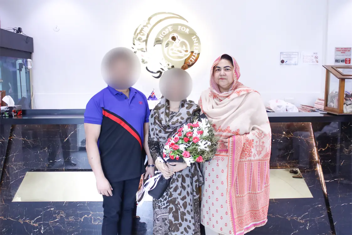 PGD Positive Patient After 9 Years of Secondary Sub-fertility at Australian Concept Infertility Medical Center Lahore