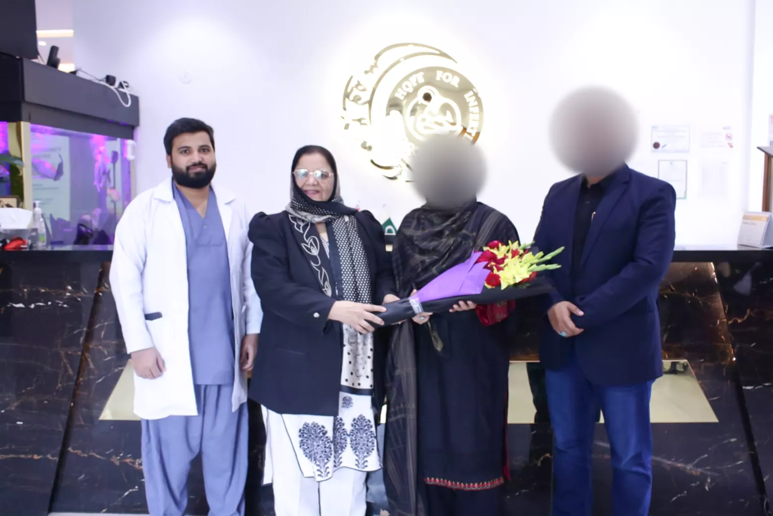 After 7 years of primary sub-fertility, Mr. Umer Hameed & Mrs. Nimra Umer achieved a positive pregnancy through FET treatment at Australian Concept Lahore.