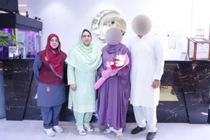 Couple conceives after 3 years of primary sub-fertility through ICSI at Australian Concept Lahore under Dr. Shazia Ashraf. A successful fertility journey.
