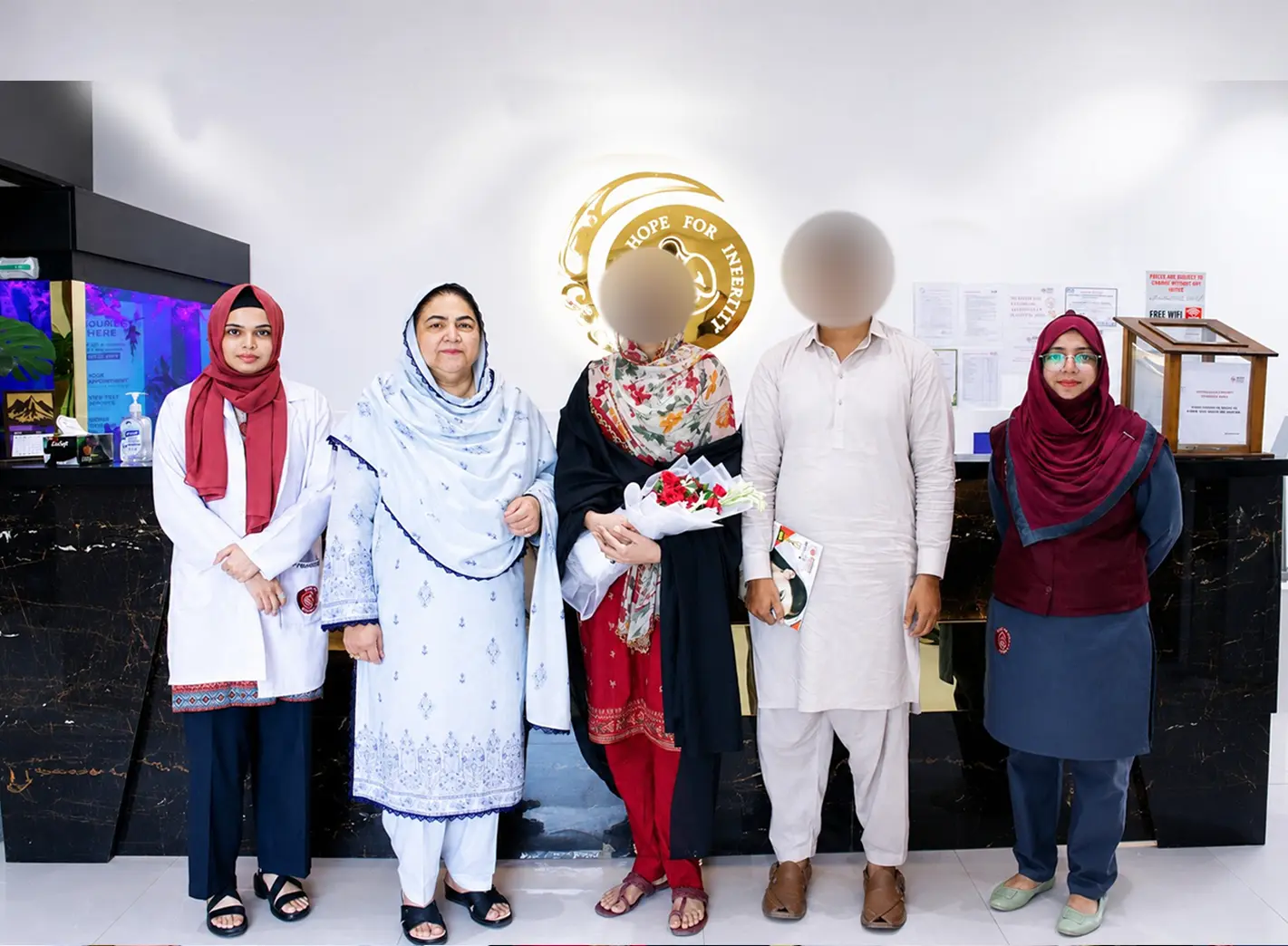 ICSI success story of Mr. M. Aqeel & Mrs. Malka Islam, who achieved pregnancy after 1 year of primary subfertility in Lahore.