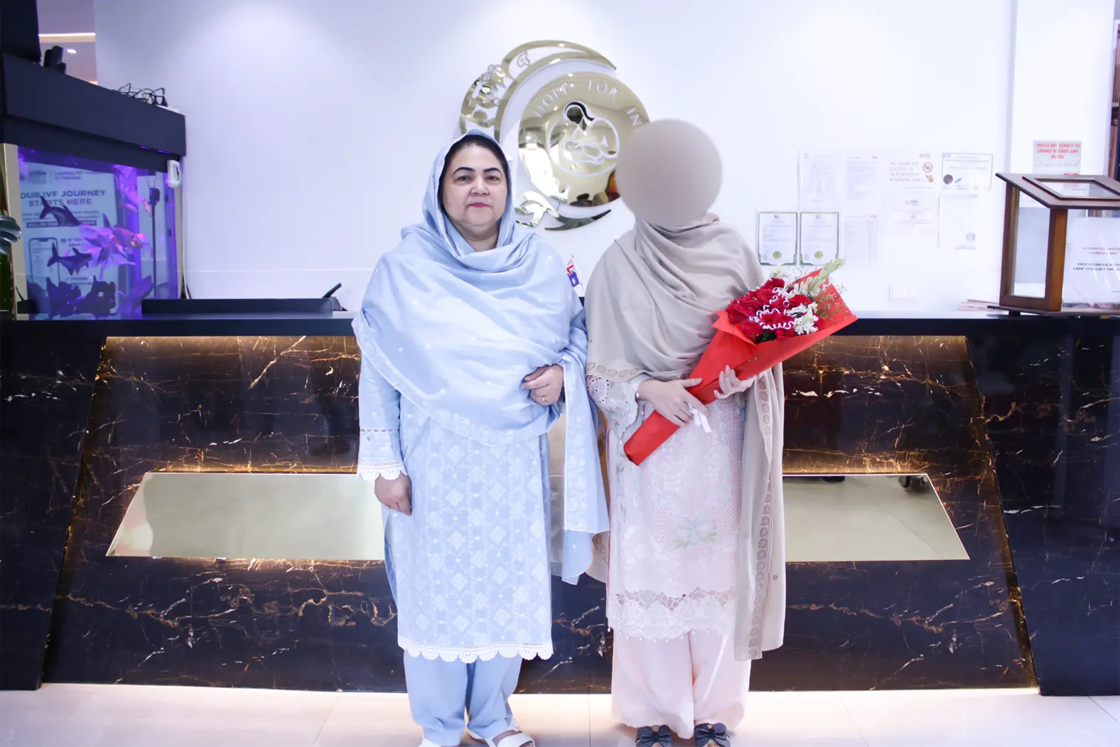 Discover how Mr. Faisal Basheer and Mrs. Noreena Faisal achieved a positive pregnancy after 12 years of subfertility with ICSI at Australian Concept Lahore.